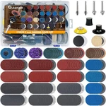 172 Pcs 2 Inch Die Grinder Sanding Discs With 1/4" Roll Lock For Milwaukee.... Fixed Price $51.46.