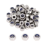 Cseao 60pcs M6 X 1.0mm Nylon Inserted Self Locking M6-1.0 60pcs, Silver Tone. Fixed Price $10.52.