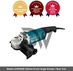 Makita Ga9060r 230mm 9 Inch Angle Grinder / Bare Tool No Lock-on Switch 220v. Fixed Price $224.43.