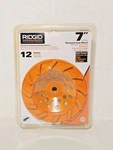 New Ridgid 7" Diamond Cup Wheel 12 Segments Concrete Grinding Hd-taw7012l1. Fixed Price $44.99.