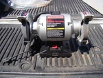 Unused Craftsman 6'' Bench Grinder With Light 1/2'' Arbor. Fixed Price $54.99.
