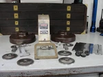 Rare Vtg. Craftsman Bench Grinder Parts Mod. 115.19500 Wheel Guards + Much More. Fixed Price $59.50.