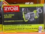 Ryobi Canada 2.1-amp 6-inch Grinder With Led Lights Corded 120v. Fixed Price $109.12.