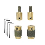 Jarshtime Glass Grinder Bits 4 Pcs Diamond Stained 1/4"+1/4"q+3/4"+3/4"q. Fixed Price $34.81.