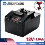 For Snap On 18v Battery 4ah Ctb8185 Ctb8187 Ct8850 Ctb7185 Ct7850 Ctc720 Li-ion. Fixed Price $56.10.