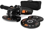 Wen 7.5-amp 4-1/2-inch Corded Angle Grinder With 3 Discs And Case, 94475 Durable. Fixed Price $42.74.