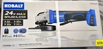 New Kobalt Kag 424b-03 24v Max Brushless Angle Grinder/cutoff Tool - Bare. Fixed Price $118.93.