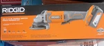 Ridgid 18v Cordless 4-1/2 In. Angle Grinder Kit W/ Battery & Charger. Fixed Price $118.00.