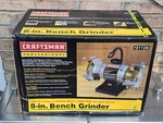 Nos Craftsman Professional 8-in Bench Grinder Kit-21128. Fixed Price $375.00.