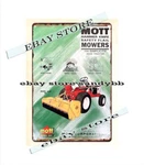 1970s Mott Corporation Hammer-knife Flail Mower Simplicity Tractor Tin Sign. Fixed Price $19.56.