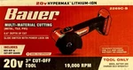 Brand New Bauer 20v Cordless 3 In. Cut-off Tool Saw (tool Only) 2269c-b. Fixed Price $56.50.