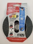 Diablo Steel Demon Grinding Polishing Flap Disc Type 29 Conical 4-1/2" 80 Grit. Fixed Price $8.00.