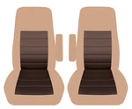 Bench Seat Covers Fits 87-91 Ford F150 Ext Cab American Truck Tan. Fixed Price $87.39.