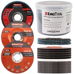Kingtool 27pcs Angle Grinder Wheel Set, Disc Set Includes 20pcs Cutting. Fixed Price $49.41.