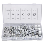Neiko 50432a Hex Nut Assortment Set 150 Pc Nylon Locking Nuts A3 Steel A. Fixed Price $18.72.