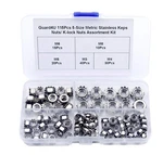 Guard4u 115pcs 5-size Metric Stainless Keps M8 (largest Size), Sliver. Fixed Price $27.99.