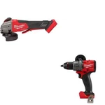 Milwaukee 2888-20 M18 Fuel Braking Grinder W/ Free 2904-20 Drill/driver. Fixed Price $249.62.