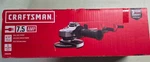 Craftsman 7.5 Amp Small Angle Grinder 4 1/2" Cmeg170 With 3-position Handle. Fixed Price $62.00.