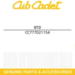 Mtd 777d21154 Label-auger Hsg 30" Crftsmn Craftsman Inch 30 2x 28. Fixed Price $12.95.