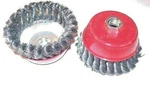 2 Mibro Industrial 4" Cup Brush Knotted Twisted Coarse Wire Wheel Angle Grinder. Fixed Price $19.99.