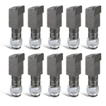 Aepiraza 10 Pack 2-1/2lx3/4w Stump Grinder Teeth With 5/8 Nuts Carbide Tipped.... Fixed Price $124.74.