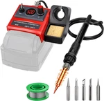 Cordless Soldering Iron For Milwaukee 18v Battery 90w Diy Station Kit. Fixed Price $44.99.