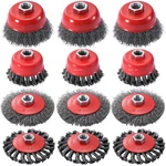 12 Pack Wire Wheel For Angle Grinder Set,4-1/2" &.... Fixed Price $44.16.