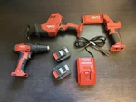 Hilti Tool Lot- Sr 2-a12 Saw + Sl Sf 2h-a Drill 2x Battery Charger. Fixed Price $309.95.