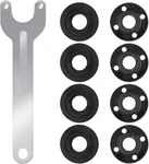 9 Pcs Angle Grinder Wrench Nut Kit Spanner 5/8"-11 Compatible Wit. Fixed Price $11.19.