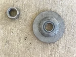 Delta Rockwell 7" Bench Grinder Left Hand Nut And Washer Bg-23 Free Shipping. Fixed Price $19.95.