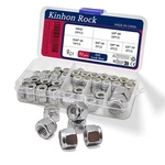70pcs Sae Lock Nuts Assortment Set Nylon Insert 304 Stainless Steel Hex .... Fixed Price $14.40.