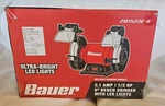 Bauer 201521e-b 6" Bench Grinder W/ Led Lights . New Open Box. Fixed Price $75.00.