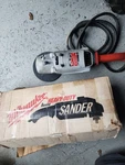 Milwaukee Model 6095 Heavy Duty 9 Inch Sander New Old Stock. Fixed Price $130.00.