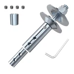 Neeki Bench Grinder Motor Shaft Extension For Polishing, 1/2" And 5/8" Thr. Fixed Price $19.39.