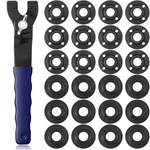 Hicarer Angle Grinder Nut Wrench Kit 5/8"-11 Flange Metal Blue. Fixed Price $35.08.