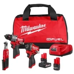 Milwaukee Electric - M12 Fuel 3-tool Combo Kit. Fixed Price $449.00.