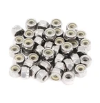 50pcs 1/4 20 Nylock Nuts 304 Stainless Steel Self Locking For Furniture. Fixed Price $9.98.