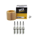 Wix Engine Oil Filter & Ngk 4 Iridium Ix Spark Plugs Kit For Corolla Prius Vibe. Fixed Price $67.95.