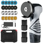 Jesrytour Cordless Brush Angle Grinder Kit 13000rpm Mini 2pcs 16.8v. Fixed Price $51.16.