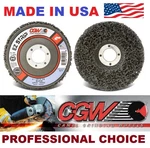 Box Of 10 Cgw 4-1/2"x7/8 Ez Strip Disc For Paint & Rust Removal And Cleaning. Fixed Price $95.69.