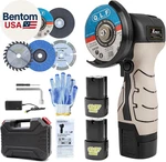 Cordless Brush Angle Grinder Kit, 19500rpm Mini Electric Grinding Tool Wit. Fixed Price $66.99.