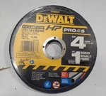 Dewalt Dw8062b5 (5)- 4-1/2" X .045 7/8" Metal Wheels Lot Of 5 Disks. Fixed Price $19.75.
