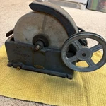 Vintage Craftsman 10" Wet Grinder Stone Sharpener Belt Driven D-1501 Cast Iron. Fixed Price $115.00.