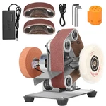 Nuodunco 3-in-1 Mini Belt Sander Grinder - 7 Adj Speed For Jewelry, Knife. Fixed Price $86.76.