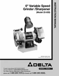 Delta 23-655 Grinder Owners Instruction Manual Pdf Or Printed Free Shipping. Fixed Price $15.99.