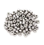 Binifimux 100pcs 10-24 Nylock Self Lock Nuts Nylon 100pcs, Silver Tone. Fixed Price $13.35.