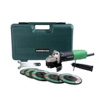 Metabo Hpt 4-1/2-inch Angle Grinder, Includes 5 Grinding Wheels & Hard Case, .... Fixed Price $67.85.