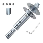 Neeki Bench Grinder Motor Shaft Extension For Polishing, 1/2" And 5/8" Thr. Fixed Price $19.89.