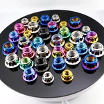 M10 Nut Rison Titanium Gr5 Ti Bi Hex Sprocket Flange 12 Pt Lock 5pcs. Fixed Price $22.95.