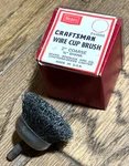 New Craftsman Tools 2 Coarse Wire Cup Brush Die Grinder Bit 1/4 Shank Usa. Fixed Price $18.00.